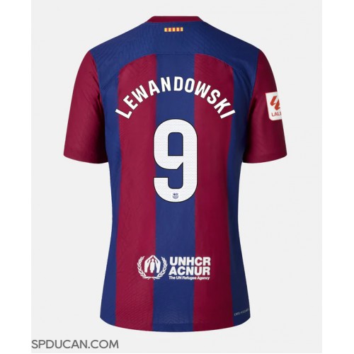 Zenski Nogometni Dres Barcelona Robert Lewandowski #9 Domaci 2023-24 Kratak Rukav